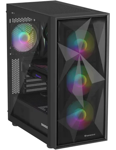 Genesis Diaxid 605 ARGB Midi Tower USB-C Negra