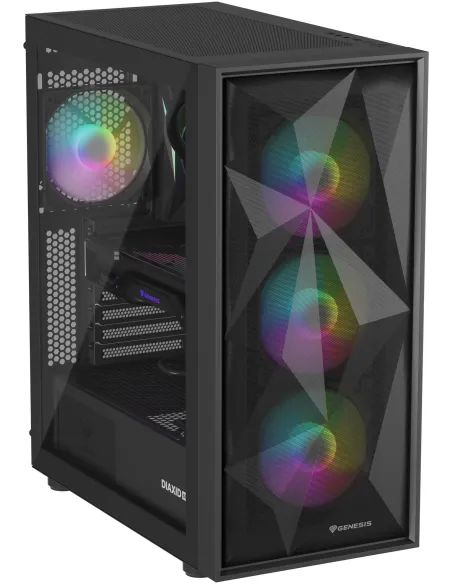 Genesis Diaxid 605 ARGB Midi Tower USB-C Negra