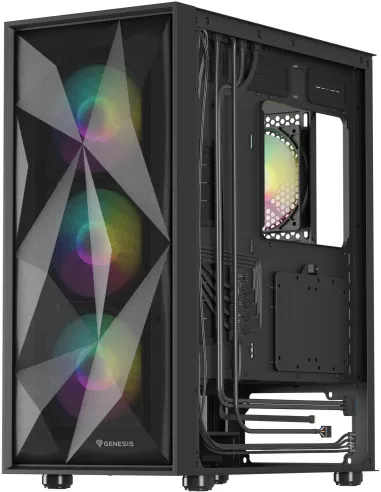 Genesis Diaxid 605 ARGB Midi Tower USB-C Negra