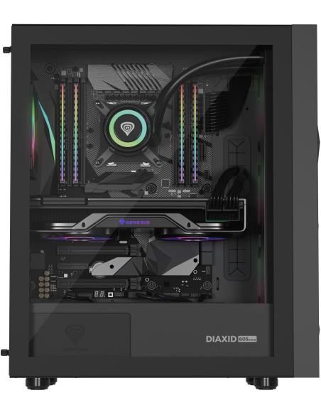 Genesis Diaxid 605 ARGB Midi Tower USB-C Negra