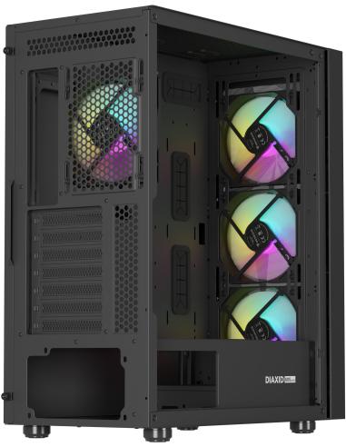 Genesis Diaxid 605 ARGB Midi Tower USB-C Negra