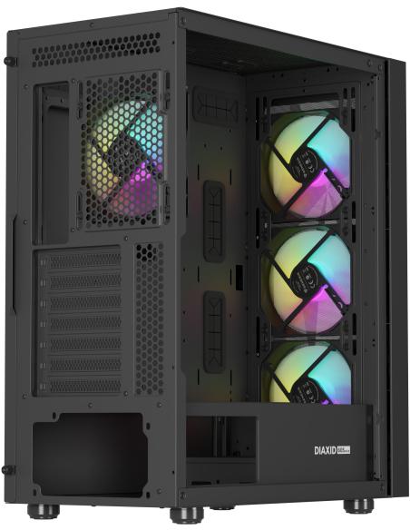 Genesis Diaxid 605 ARGB Midi Tower USB-C Negra