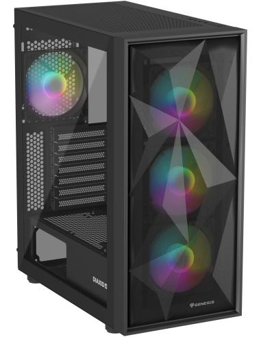 Genesis Diaxid 605 ARGB Midi Tower USB-C Negra