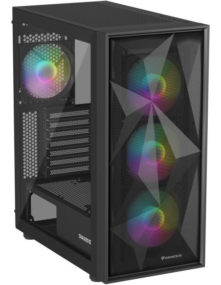 Genesis Diaxid 605 ARGB Midi Tower USB-C Negra