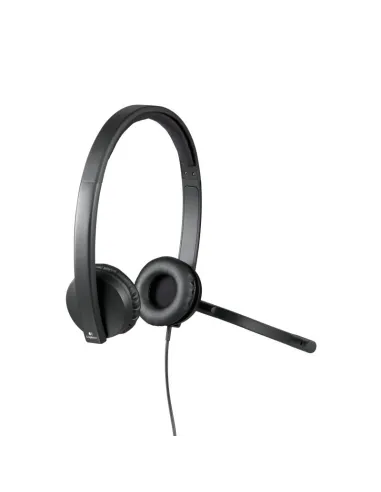 Logitech H570E Auriculares con Micrófono Negros