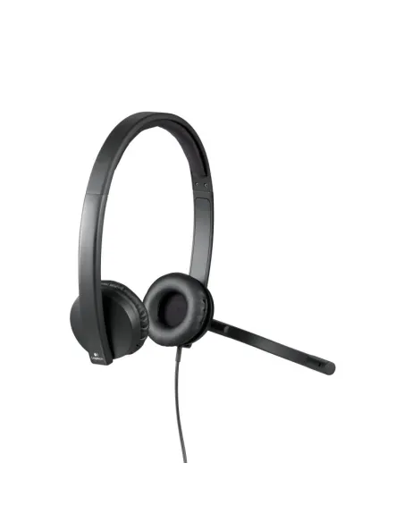 Logitech H570E Auriculares con Micrófono Negros