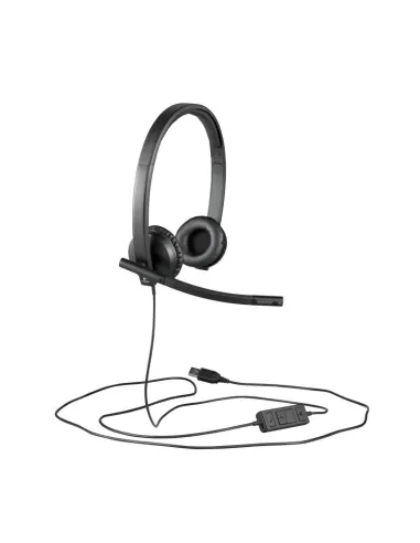 Logitech H570E Auriculares con Micrófono Negros