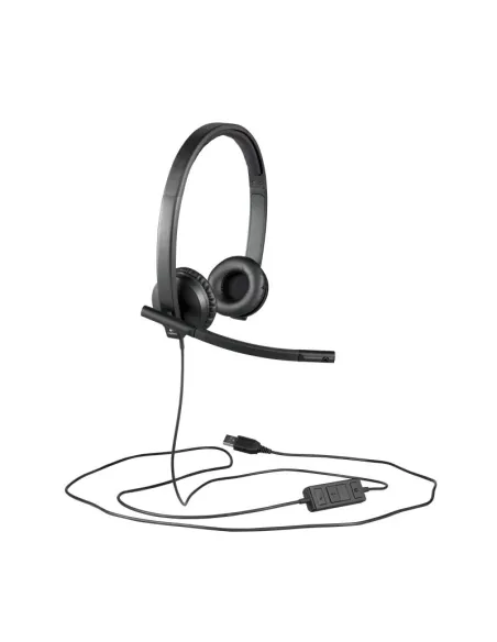 Logitech H570E Auriculares con Micrófono Negros