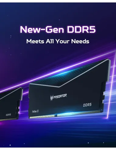 Acer Predator Pallas II DDR5 6000 Mhz 32GB CL32 Negro