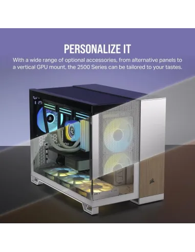 Corsair 2500X Mid Tower Cristal Templado USB-C Negro