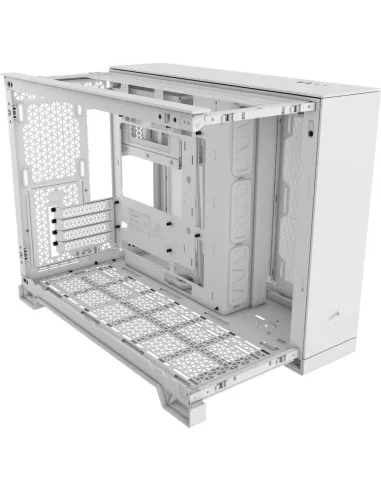 Corsair 2500D Airflow Cristal Templado USB-C Blanco