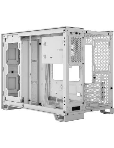 Corsair 2500D Airflow Cristal Templado USB-C Blanco