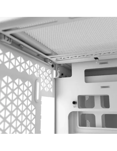 Corsair 2500D Airflow Cristal Templado USB-C Blanco