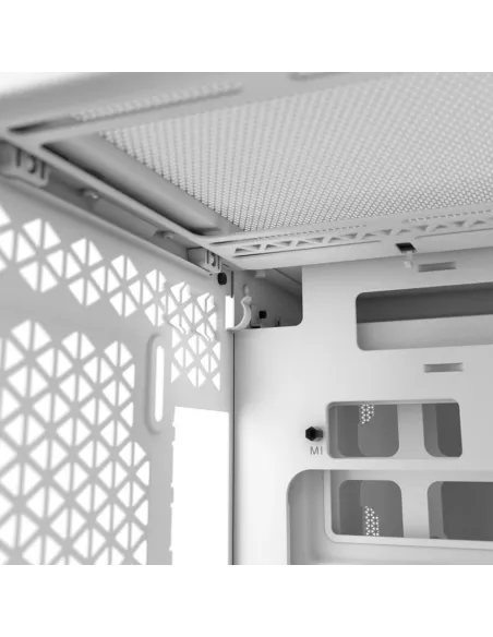 Corsair 2500D Airflow Cristal Templado USB-C Blanco