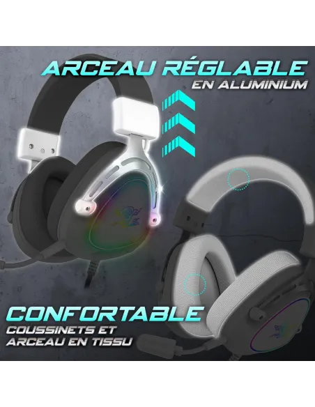 Spirit of Gamer Elite H40 Auriculares Blancos