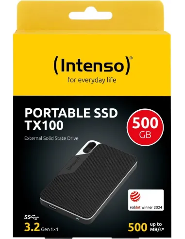 Intenso TX100 SSD 1TB Disco Duro Externo USB-C Negro