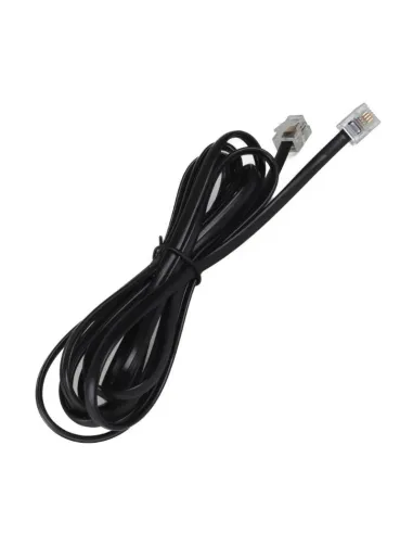 iggual IGG319574 Cable RJ-11 2m Negro