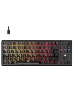 Corsair K70 CORE TKL Teclado Mecánico Gaming RGB Switch MLX Red v2 Negro