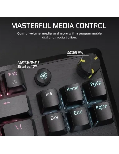 Corsair K70 CORE TKL Teclado Mecánico Gaming RGB Switch MLX Red v2 Negro