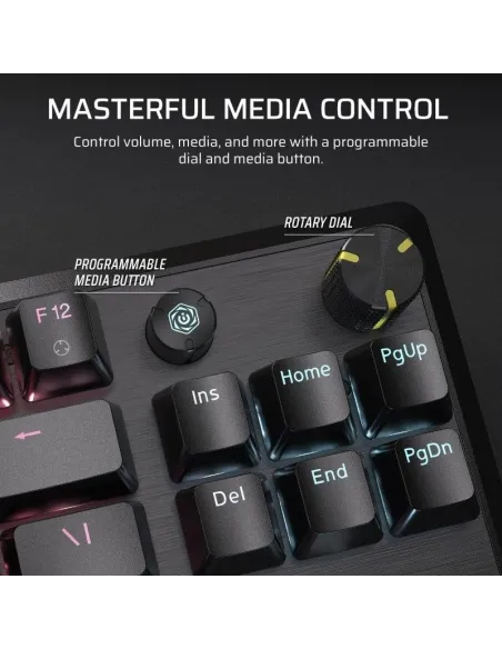 Corsair K70 CORE TKL Teclado Mecánico Gaming RGB Switch MLX Red v2 Negro