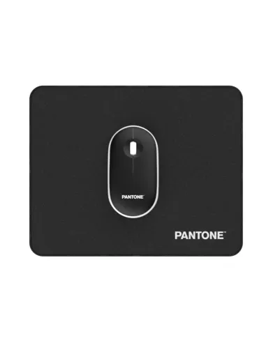 Celly Pantone Kit Ratón Inalámbrico + Alfombrilla Negro