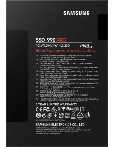 Samsung 990 Pro SSD 2TB PCIe 4.0 NVMe M.2