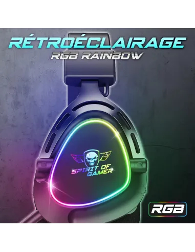 Spirit of Gamer Elite H40 Auriculares Negros