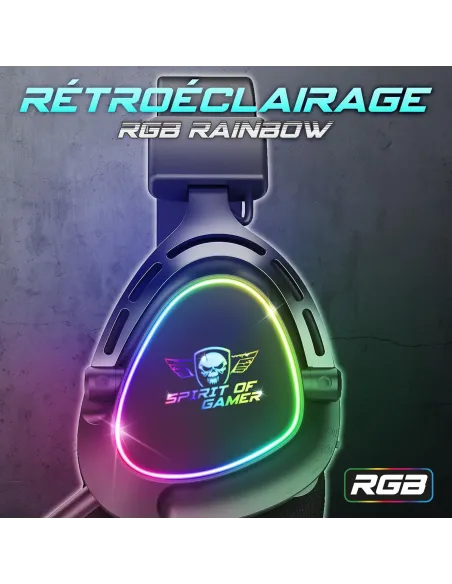 Spirit of Gamer Elite H40 Auriculares Negros