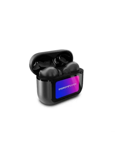Energy Sistem Display ANC Auriculares Inalámbricos Bluetooth 5.4 Negros