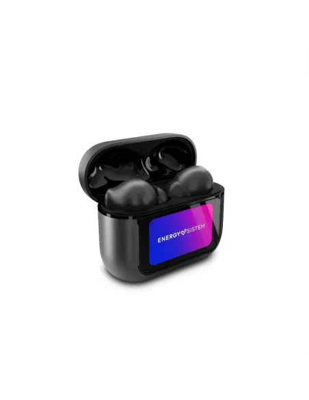 Energy Sistem Display ANC Auriculares Inalámbricos Bluetooth 5.4 Negros