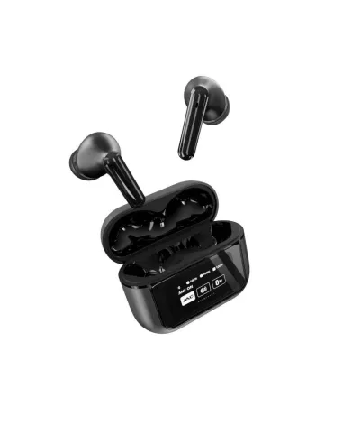 Energy Sistem Display ANC Auriculares Inalámbricos Bluetooth 5.4 Negros