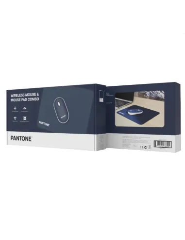 Celly Pantone KIT Raton Inalámbrico y Alfombrilla Azul