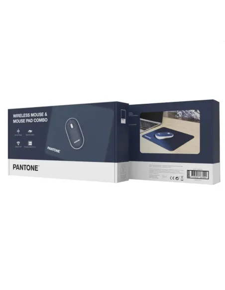 Celly Pantone KIT Raton Inalámbrico y Alfombrilla Azul