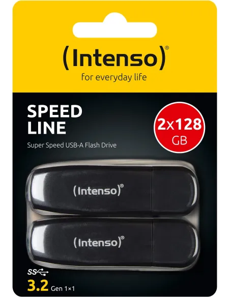 Intenso 3533495 Pendrive 128GB USB 3.2 Negro