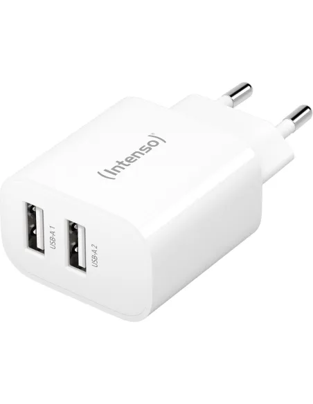 Intenso 7802412 Cargador Pared USB-A Blanco