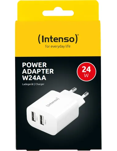 Intenso 7802412 Cargador Pared USB-A Blanco