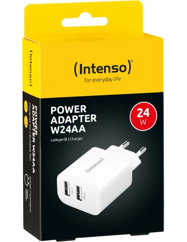 Intenso 7802412 Cargador Pared USB-A Blanco
