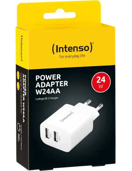Intenso 7802412 Cargador Pared USB-A Blanco