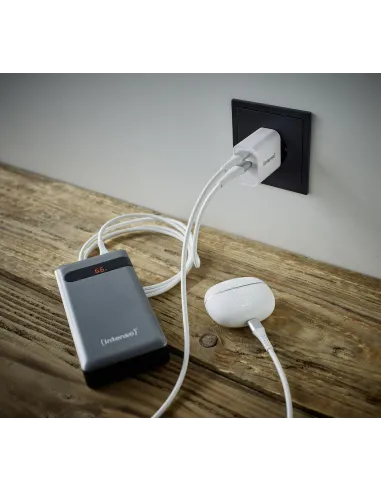Intenso 7803012 Cargador Pared 30W USB-A/USB-C Blanco