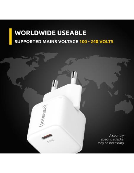 Intenso 7803052 Cargador Pared 30W Lightning Blanco