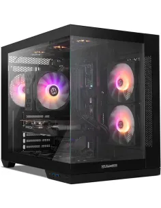 NOX Hummer ASTRA NEO BK Semitorre ATX Doble Cristal Templado USB-C Negra-ICACSM0810