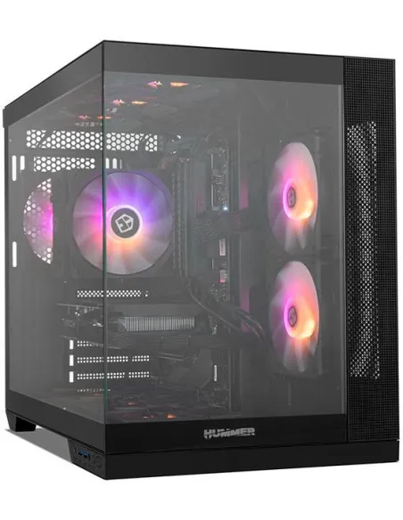 NOX Hummer ASTRA NEO Semitorre ATX Doble Cristal Templado USB-C Negra