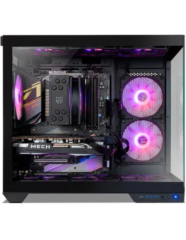 NOX Hummer ASTRA NEO Semitorre ATX Doble Cristal Templado USB-C Negra