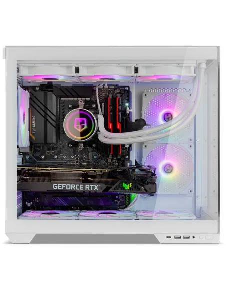 NOX Hummer ASTRA NEO Semitorre ATX Doble Cristal Templado USB-C Blanca