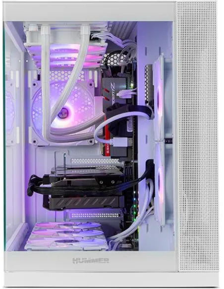 NOX Hummer ASTRA NEO Semitorre ATX Doble Cristal Templado USB-C Blanca