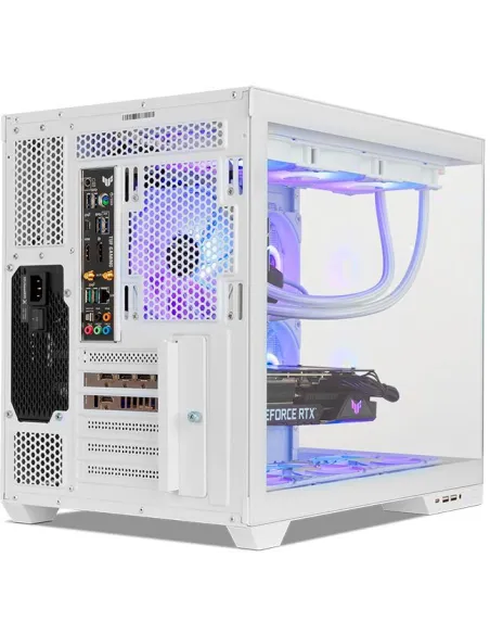NOX Hummer ASTRA NEO Semitorre ATX Doble Cristal Templado USB-C Blanca