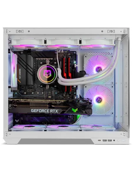 NOX Hummer ASTRA NEO Semitorre ATX Doble Cristal Templado USB-C Blanca
