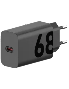 Motorola Turbopower Cargador USB-C 68W Carga Rápida Negro-AATCAT0393