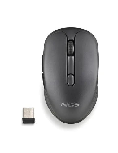 NGS Evojot Ratón Inalámbrico Recargable USB-A Negro