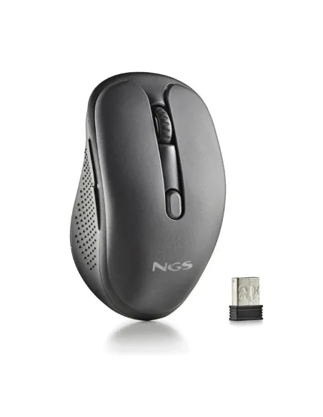 NGS Evojot Ratón Inalámbrico Recargable USB-A Negro